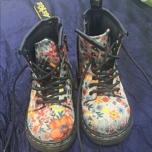 Dr. Martens Kids Floral Boots - Multicolor